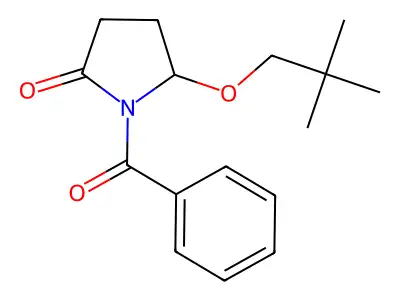 1-Benzoyl-5-(2,2-dimethylpropoxy)pyrrolidin-2-one structure
