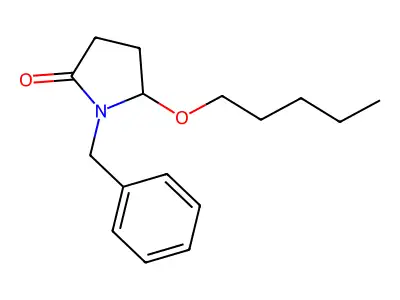 1-Benzyl-5-(pentyloxy)pyrrolidin-2-one structure