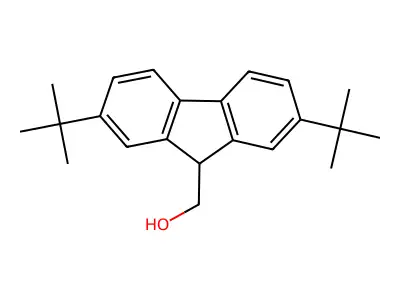2,7-Di-tert-butyl-9-fluorenylmethanol structure