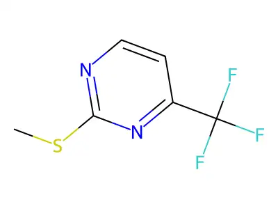 2-(Methylthio)-4-(trifluoromethyl)pyrimidine structure