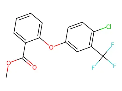 Methyl 2-[4-chloro-3-(trifluoromethyl)phenoxy]benzoate structure