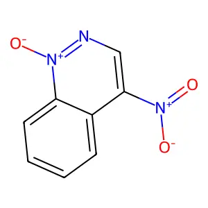 Cinnoline, 4-nitro-, 1-oxide structure
