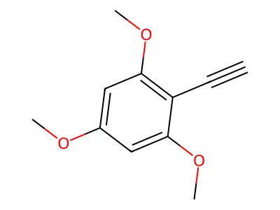 2-Ethynyl-1,3,5-trimethoxybenzene structure