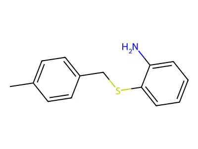 2-[(4-Methylbenzyl)sulfanyl]aniline structure