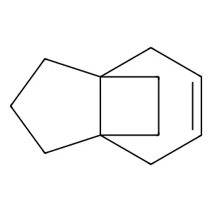 Tricyclo(4.3.2.0(1,6))undeca-3-ene structure