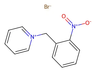 1-[(2-Nitrophenyl)methyl]pyridin-1-ium bromide structure