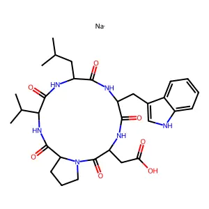BQ-123 sodium salt structure
