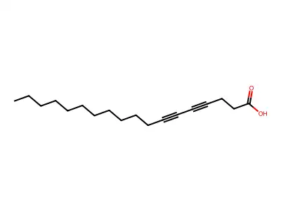4,6-Octadecadiynoic acid structure