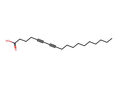 5,7-Octadecadiynoic acid structure