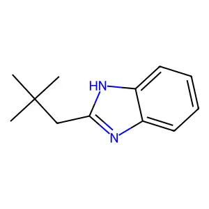2-(2,2-dimethylpropyl)-1H-benzimidazole structure