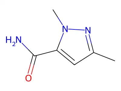 1,3-Dimethyl-1H-pyrazole-5-carboxamide structure