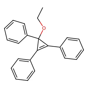 1,1',1''-(3-Ethoxycycloprop-1-ene-1,2,3-triyl)tribenzene structure