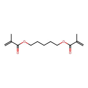 2-Propenoic acid, 2-methyl-, 1,1'-(1,5-pentanediyl) ester structure