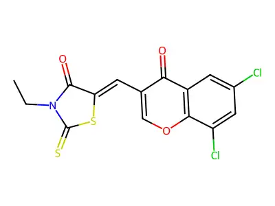 C15H9Cl2NO3S2 structure