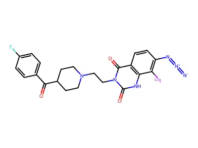 Azidoiodoketanserin structure