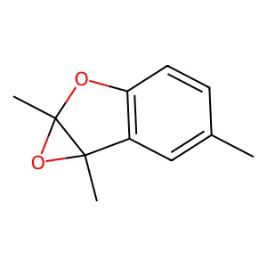 Oxireno(b)benzofuran, 1a,6b-dihydro-1a,5,6b-trimethyl- structure