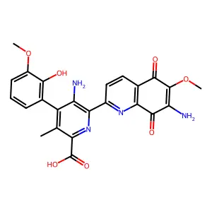 10'-Desmethoxystreptonigrin structure