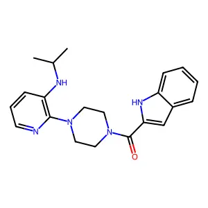 Delavuridine structure