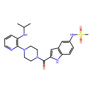Delavirdine structure