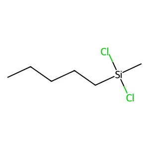 Silane, dichloromethylpentyl- structure