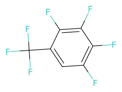 1,2,3,4-Tetrafluoro-5-(trifluoromethyl)benzene structure
