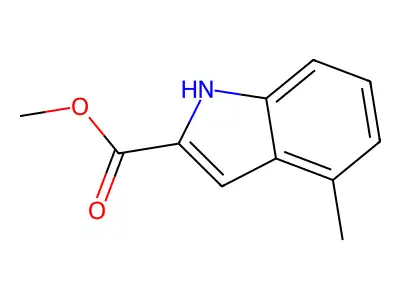 methyl 4-methyl-1H-indole-2-carboxylate structure