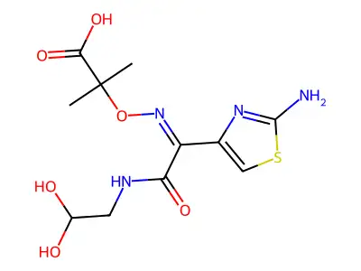 C11H16N4O6S structure