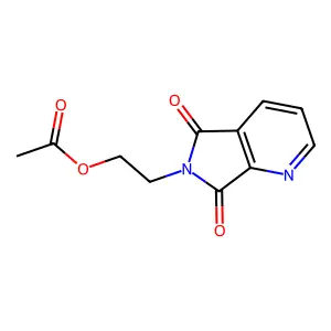 2-(5,7-dioxo-5,7-dihydro-6H-pyrrolo[3,4-b]pyridin-6-yl)ethyl acetate structure