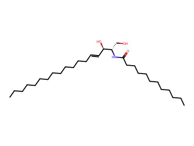 N-Lauroyl-D-erythro-sphingosine structure