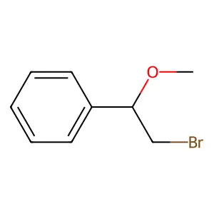 (2-Bromo-1-methoxyethyl)benzene structure