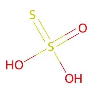 Thiosulfuric acid structure