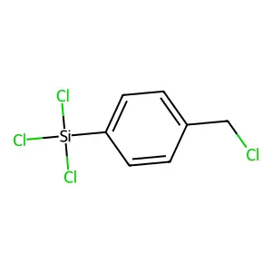p-Chloromethylphenyltrichlorosilane structure