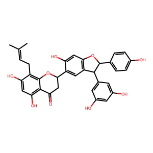 Sophoraflavanone H structure