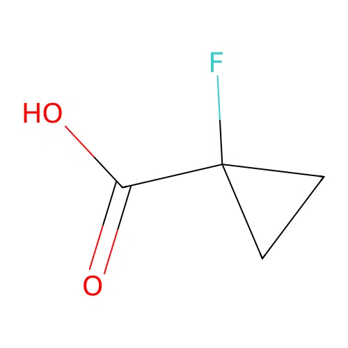 1-Fluorocyclopropane-1-carboxylic acid structure