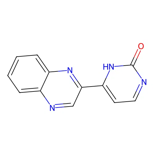 4-Quinoxalin-2-yl-3-hydropyrimidin-2-one structure