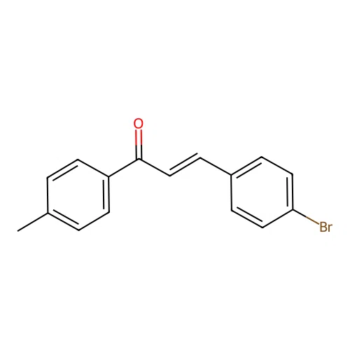 4-Bromo-4'-methylchalcone structure