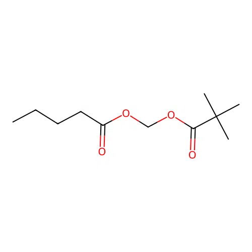 2,2-Dimethylpropanoyloxymethyl pentanoate structure