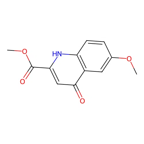 Methyl 6-methoxy-4-oxo-1,4-dihydroquinoline-2-carboxylate structure