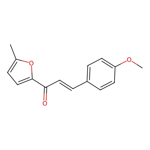(2E)-3-(4-Methoxyphenyl)-1-(5-methylfuran-2-yl)prop-2-en-1-one structure