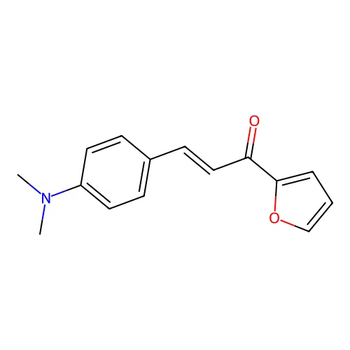 (E)-3-(4-(dimethylamino)phenyl)-1-(furan-2-yl)prop-2-en-1-one structure