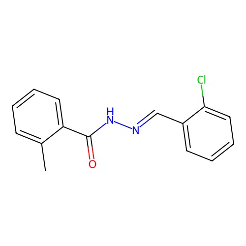 N'-(2-chlorobenzylidene)-2-methylbenzohydrazide structure