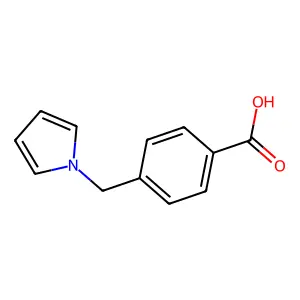 4-(1H-pyrrol-1-ylmethyl)benzoic acid structure
