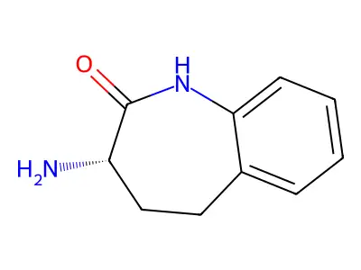 3-Amino-2,3,4,5-tetrahydro-1H-benzazepin-2-one structure