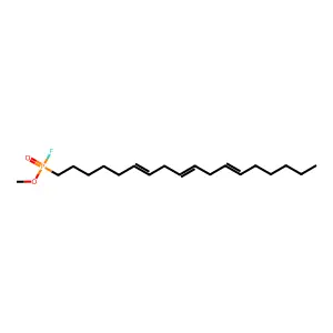 Methyl |A-Linolenyl Fluorophosphonate structure