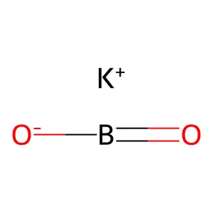 Potassium metaborate structure