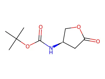tert-Butyl (5-oxotetrahydrofuran-3-yl)carbamate structure