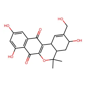 Naphthgeranine C structure