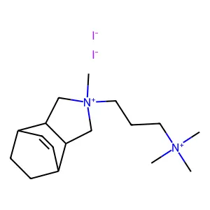 2-(3-Dimethylaminopropyl)-3a,4,7,7a-tetrahydro-4,7-ethanoisoindoline dimethiodide structure