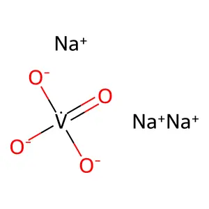 Sodium orthovanadate structure