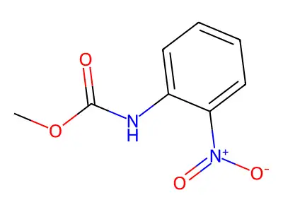 Carbamic acid, (2-nitrophenyl)-, methyl ester structure
